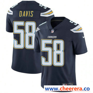 Nike Thomas Davis Los Angeles Chargers navy Vapor jersey