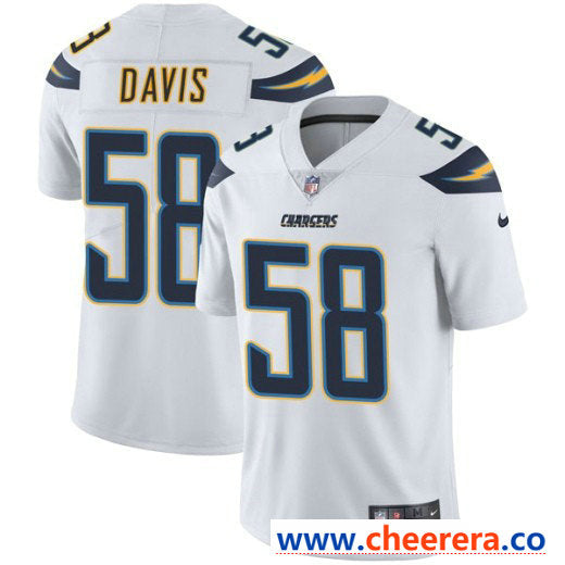 Nike Thomas Davis Los Angeles Chargers white Vapor jersey