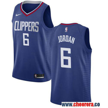 Nike DeAndre Jordan Los Angeles Clippers blue jersey