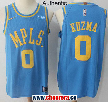 Nike Kyle Kuzma Los Angeles Lakers royal Authentic jersey