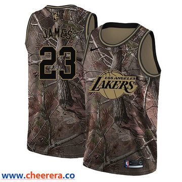 Nike LeBron James Los Angeles Lakers camo Camo jersey