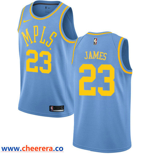 Nike LeBron James Los Angeles Lakers royal jersey