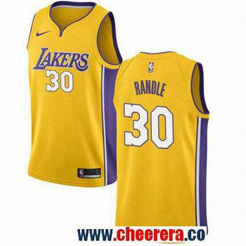 Nike Julius Randle Los Angeles Lakers gold jersey