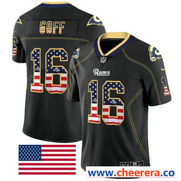 Nike Jared Goff Los Angeles Rams black Limited jersey