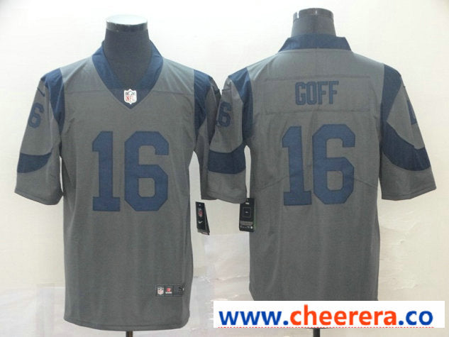 Nike Jared Goff Los Angeles Rams gray Inverted Legend jersey