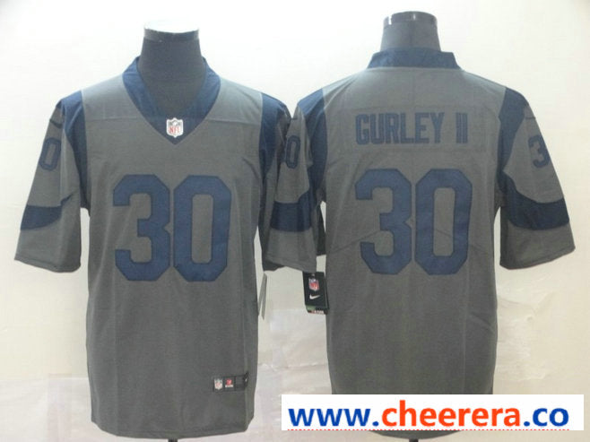 Nike Todd Gurley II Los Angeles Rams gray Inverted Legend jersey