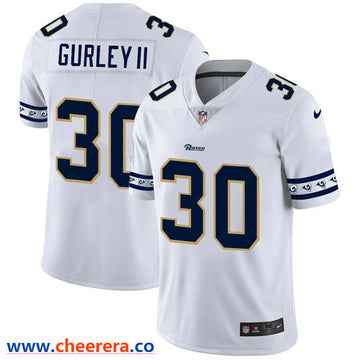 Nike Todd Gurley II Los Angeles Rams white Vapor jersey