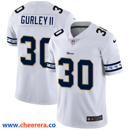 Nike Todd Gurley II Los Angeles Rams white Vapor jersey