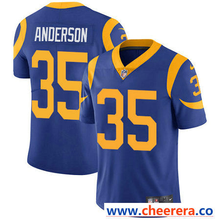 Nike C.J. Anderson Los Angeles Rams royal Vapor jersey