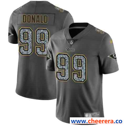 Nike Aaron Donald Los Angeles Rams gray Fashion Static jersey