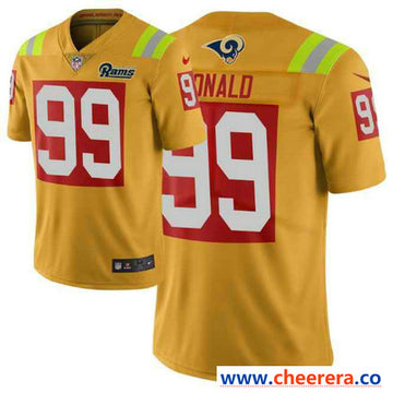 Nike Aaron Donald Los Angeles Rams gold Limited jersey