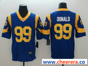 Nike Aaron Donald Los Angeles Rams royal Vapor jersey