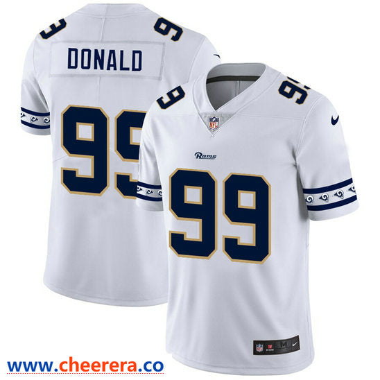 Nike Aaron Donald Los Angeles Rams white Vapor jersey