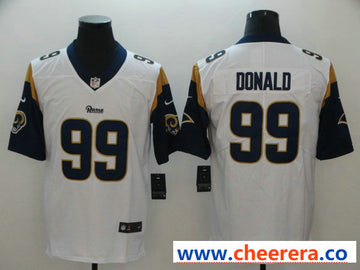 Nike Aaron Donald Los Angeles Rams white Vapor jersey