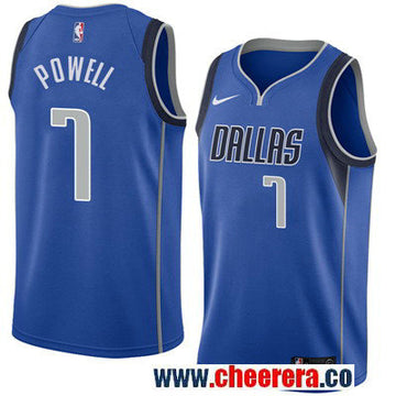 Nike Dwight Powell Dallas Mavericks royal jersey