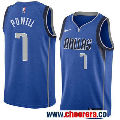 Nike Dwight Powell Dallas Mavericks royal jersey