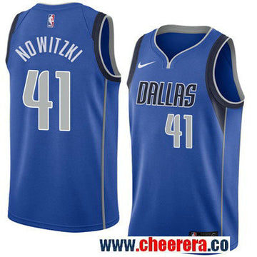 Nike Dirk Nowitzki Dallas Mavericks royal jersey