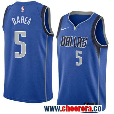 Nike J.J. Barea Dallas Mavericks royal jersey