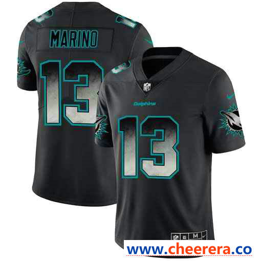 Nike Dan Marino NFL Miami Dolphins black Pro Line jersey