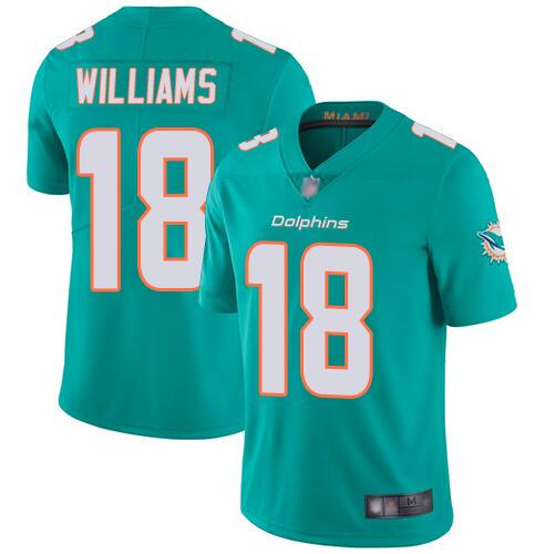 Nike Preston Williams Aque Miami Dolphins Vapor jersey
