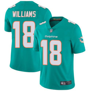 Nike Preston Williams Aque Miami Dolphins Vapor jersey
