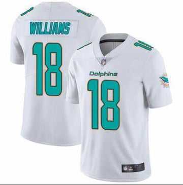 Nike Preston Williams Miami Dolphins white Vapor jersey