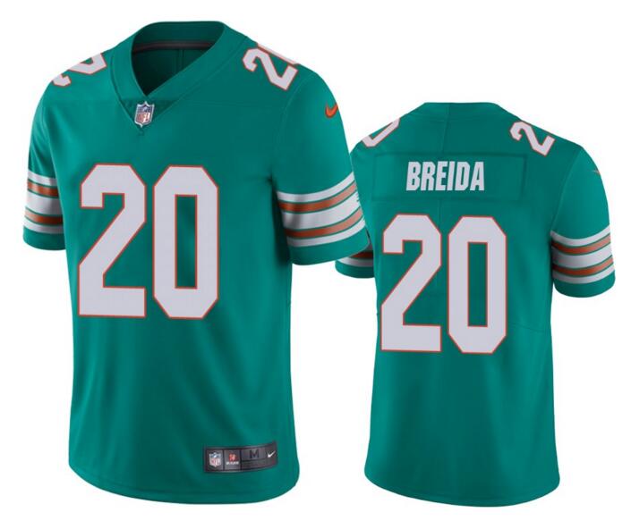 Nike Matt Breida Aque Miami Dolphins Vapor jersey