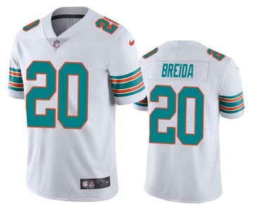 Nike Matt Breida Miami Dolphins white Vapor jersey