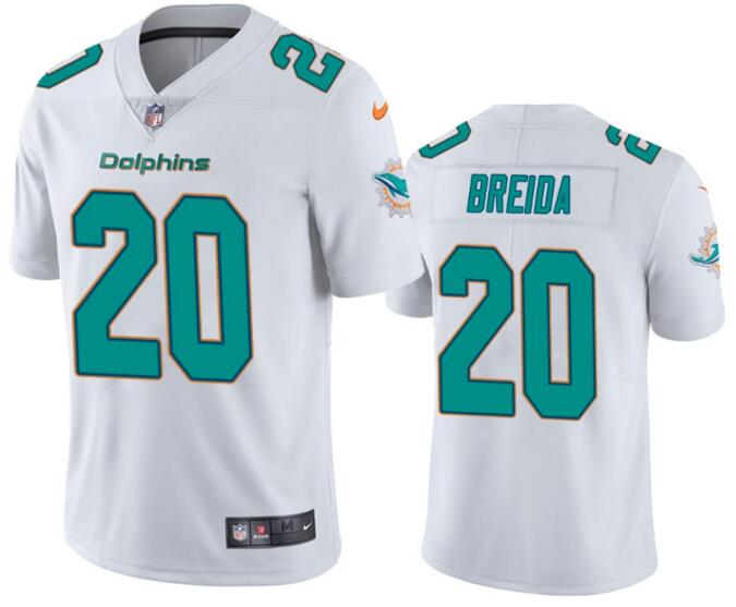 Nike Matt Breida Miami Dolphins white Vapor jersey