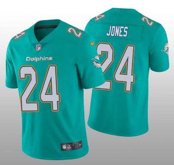 Nike Byron Jones Miami Dolphins aqua Vapor jersey