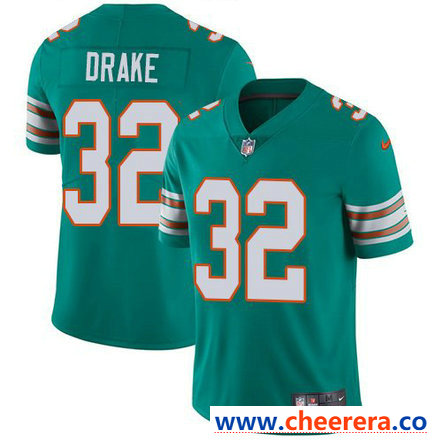 Nike Kenyan Drake Miami Dolphins aqua Vapor jersey