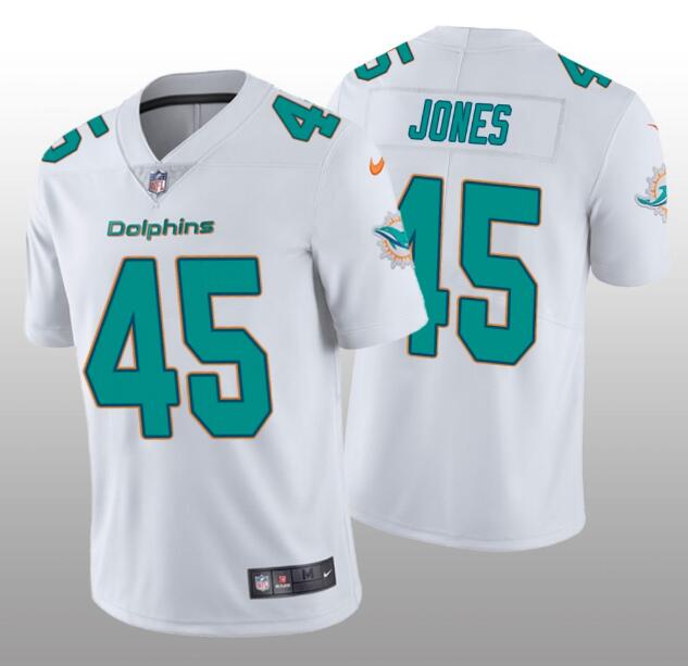 Nike Brandon Jones Miami Dolphins white Vapor jersey