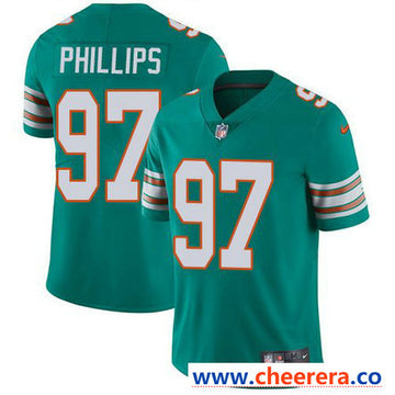 Nike Jordan Phillips Miami Dolphins aqua Vapor jersey