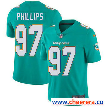 Nike Jordan Phillips Miami Dolphins aqua Vapor jersey