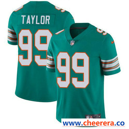 Nike Jason Taylor Miami Dolphins aqua Vapor jersey