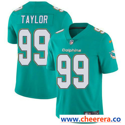 Nike Jason Taylor Miami Dolphins aqua Vapor jersey