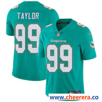 Nike Jason Taylor Miami Dolphins aqua Vapor jersey