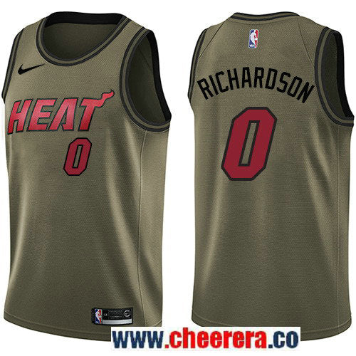 Nike Josh Richardson Miami Heat green Salute To Service jersey