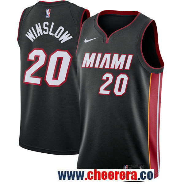 Nike Justise Winslow Miami Heat black jersey