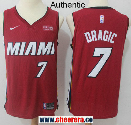 Nike Goran Dragic Miami Heat red Authentic jersey