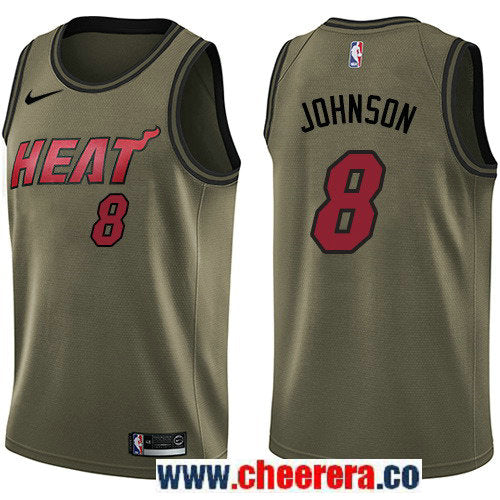 Nike Tyler Johnson Miami Heat green Salute To Service jersey