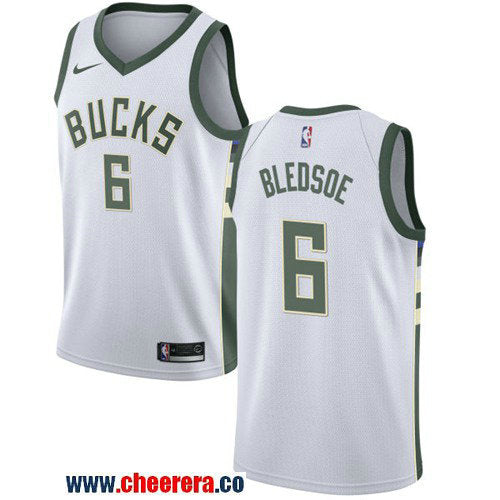 Nike Eric Bledsoe Milwaukee Bucks white jersey