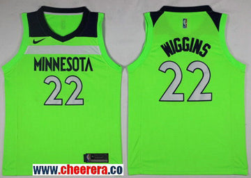Nike Andrew Wiggins Minnesota Timberwolves green jersey