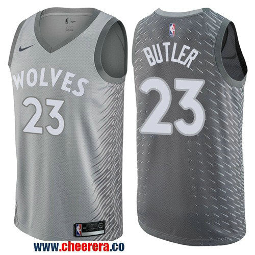 Nike Jimmy Butler Minnesota Timberwolves gray jersey
