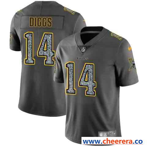 Nike Stefon Diggs Minnesota Vikings gray Fashion Static jersey
