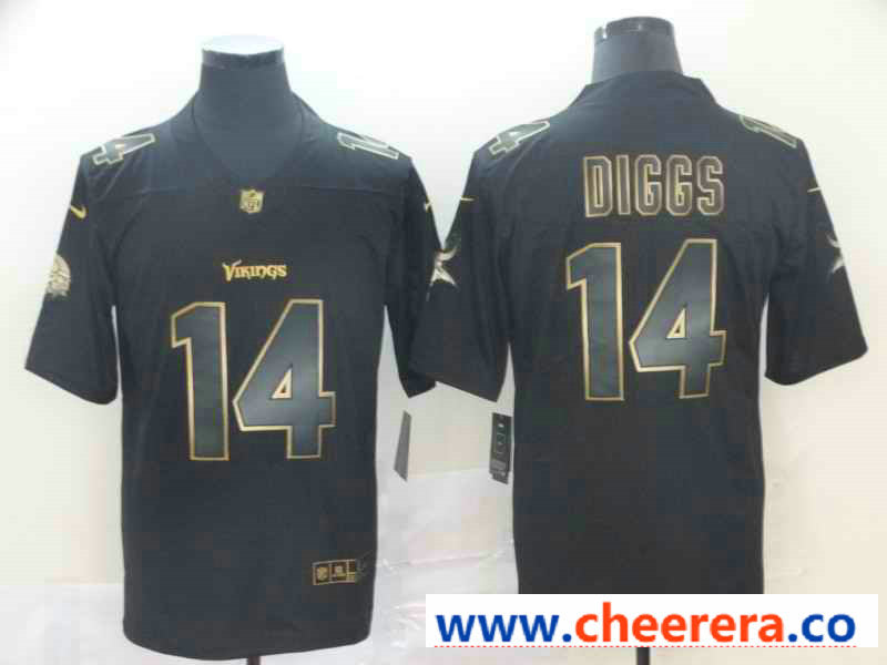 Nike Stefon Diggs Minnesota Vikings black Vapor jersey