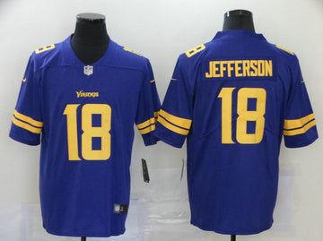 Nike Justin Jefferson Minnesota Vikings purple Color Rush jersey
