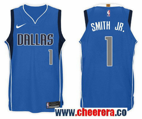 Nike NBA Smith Jr Dallas Mavericks blue jersey