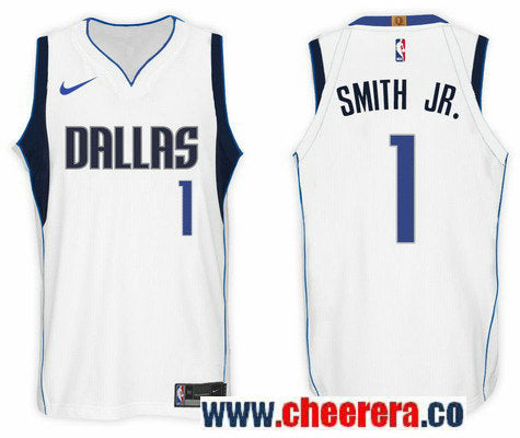 Nike NBA Smith Jr Dallas Mavericks white jersey