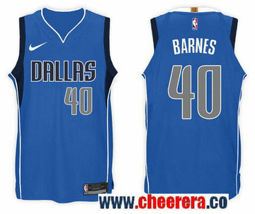Nike NBA Harrison Barnes Dallas Mavericks blue jersey
